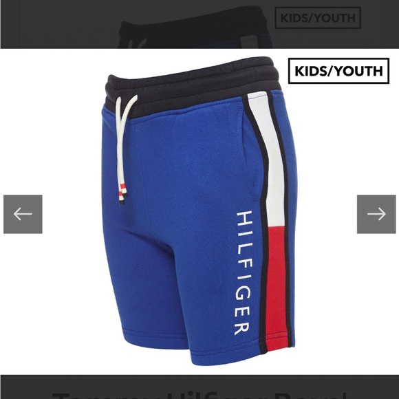 Tommy Hilfiger Youth Boys' Tolstoy Printed Knit Shorts - Classic White/Multi - Picture 6 of 10